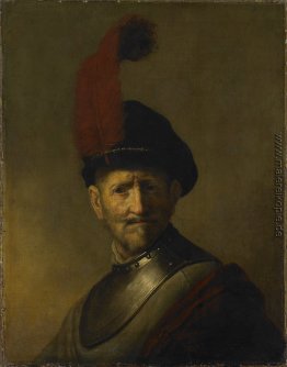 Alter Mann im Militärkostüm (früher Porträt von Rembrandts Vater
