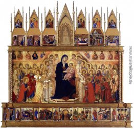 Madonna mit Kind auf dem Thron (Front)