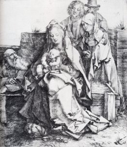 Die Heilige Familie mit Johannes, der Magdalena und Nicodemus