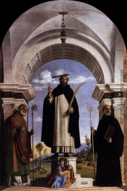 St. Peter Martyr mit St. Nikolaus von Bari, St. Benedikt und ein