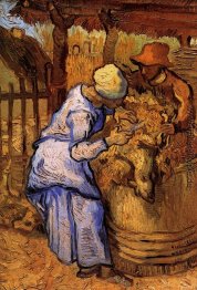 Schaf-Schermaschinen, die nach Hirse