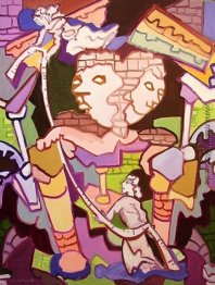 Ezechiel mesurant le temple Ezechiel mesurant le temple