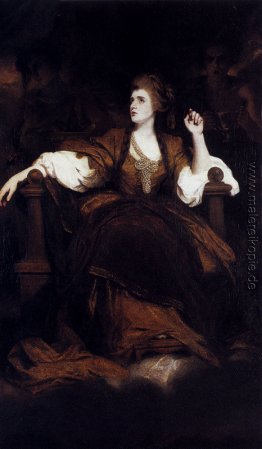 Portrait of Mrs. Siddons als tragische Muse