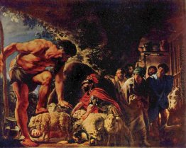 Odysseus in der Höhle von Polyphemus