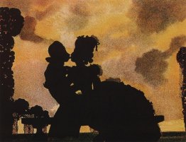 Der Kuss (Silhouette)