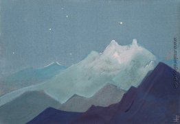 Himalaya. Mond Berge.