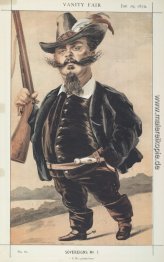 Sovereigns No.70 Karikatur der M Viktor Emanuel II von Italien