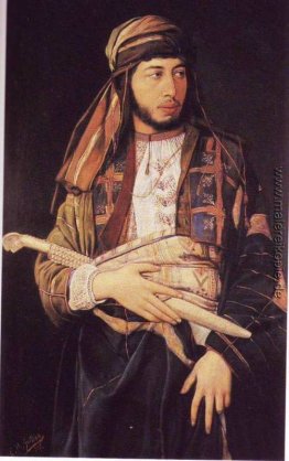 Self-Portrait in den arabischen Kleid
