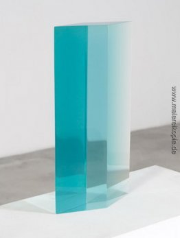 Diamant-Säule, Blau (Detail)