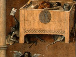 Tod des Geizhalses (Detail)