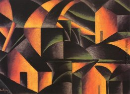 Gelb-Grün Landschaft