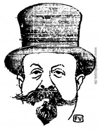 Französisch Schriftsteller Henry Gauthier Villars (alias Willy) Französisch Schriftsteller Henry Gauthier Villars (alias Willy)