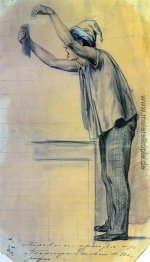 Junge mit erhobenen Händen, das sich an die Öffentlichkeit Junge mit erhobenen Händen, das sich an die Öffentlichkeit