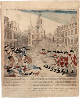 Das blutige Massaker in König-Straße, 5. März 1770