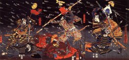 Der letzte Stand der Kusunoki bei Shijonawate