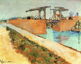 Brücke von Langlois bei Arles mit Straße am Kanal