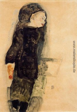 Child in Schwarz