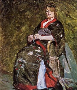 Lili Grenier in einem Kimono