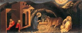 Anbetung der Könige Altar, links Predellaplatte der Darstellung