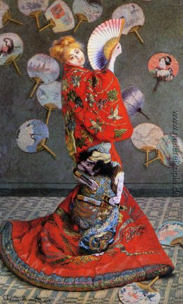 Japans (Camille Monet in der japanischen Kostüm)