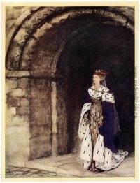 Lady Lyonors konfrontiert Gareth Lady Lyonors konfrontiert Gareth