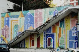 Azulejos (Fliesen) Panel, Av. Infante Santo, Lissabon