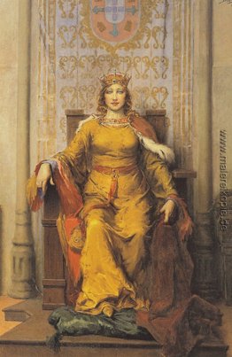 Porträt der Königin D Leonor