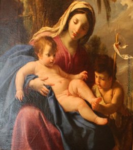 La Vierge et l'Enfant Jésus avec Saint Jean Baptiste