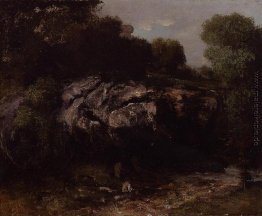 Felsige Landschaft mit Figur