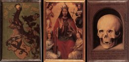Triptychon von irdischem Eitelkeit und göttliche Heils