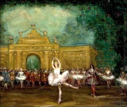 Russische Ballett (Pavlova und Nijinsky im "Pavillon d'Armide")