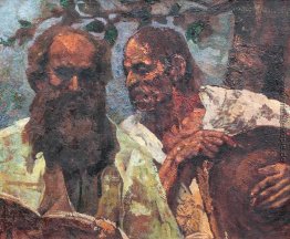 Bekenntnis der Bauer (Komposition mit Self-Portrait)