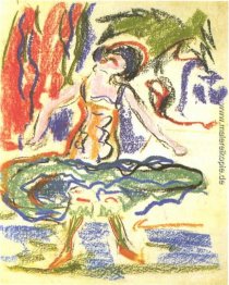 Weiblich Kabarett-Tänzer