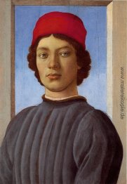 Portrait eines jungen Mannes mit roter Kappe