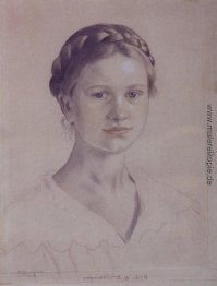 Portrait I.B. Kustodieva, Tochter des Künstlers