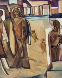 Inca mit Vögeln Inca mit Vögeln