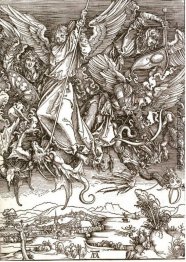 St. Michael und der Drache, von einem lateinischen Ausgabe St. Michael und der Drache, von einem lateinischen Ausgabe