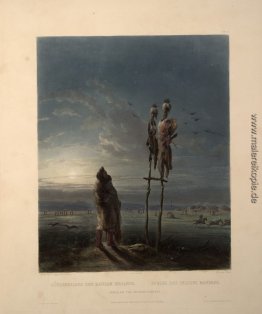 Götzen der Mandan-Indianer, Platte 25 von Band 2 der `Reise in d