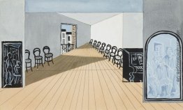 Bühnenbild für Diaghilev Ballett Romeo und Julia
