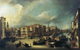 Canal Grande Blick von Nordosten in der Nähe des Palazzo Corner
