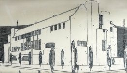 Le dessin de Mackintosh de la 'Haus für Kunstliebhaber "