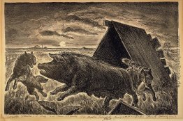 Coyotes Diebstahl eines Pig