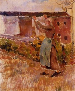 Frauen Neigen der Wäsche (Studie)