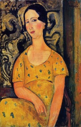Junge Frau in einem gelben Kleid (Madame Modot)