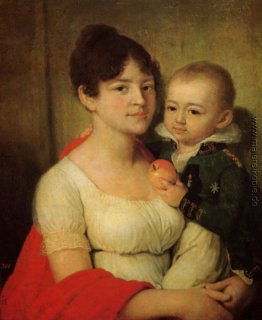 Bildnis eines unbekannten mit einem Kind