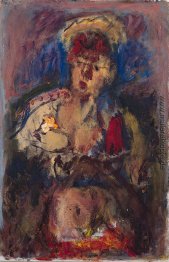 Frau mit Blumen Frau mit Blumen