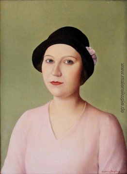 Porträt einer Frau in Hut