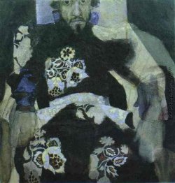 Ein Mann in einem russischen Old Style Costume Ein Mann in einem russischen Old Style Costume