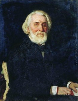 Porträt von Iwan Turgenjew