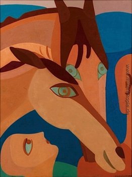 Person aux chevaux